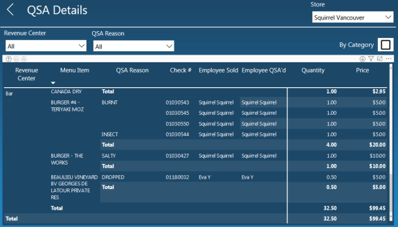 QSA Report