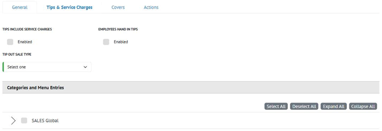Title: ★ The Tips & Service Charges tab. - Description: ★ The Tips & Service Charges tab.